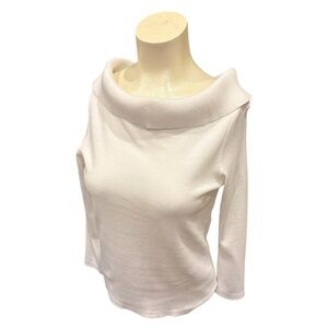 Rafaella Elegant White Women's Sweater